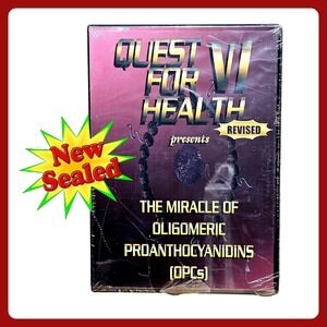 Quest for Health Miracle of OPCs Oligomeric Proanthocyanidins Revised‎ DVD NWT
